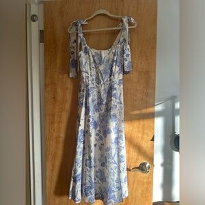 Reformation Twilights dress in Lucerne print